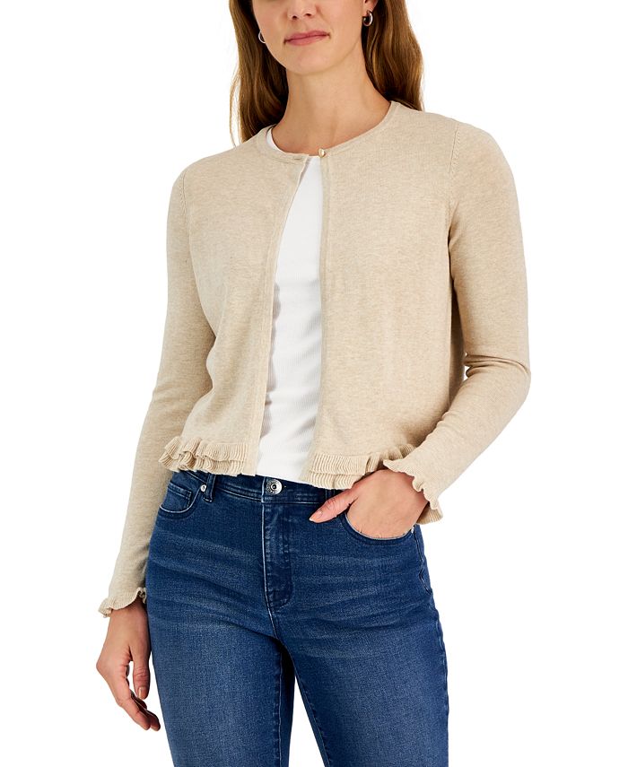 Charter Club Ruffle Hem Cardigan Created for Macy s Macy s