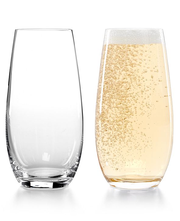 Riedel Set of 2 O Stemless Champagne Glasses & Reviews Glassware