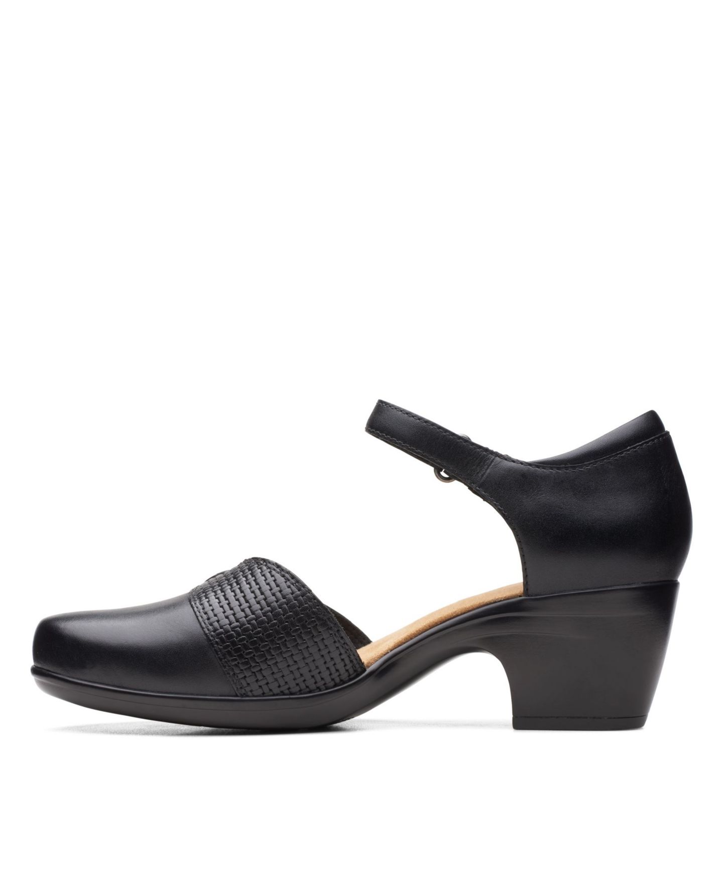 Женские сандалии Clarks Collection Emily Rae, цвет: Чёрный кожаный — фото 6