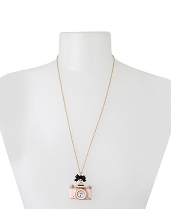 Betsey johnson camera shop necklace