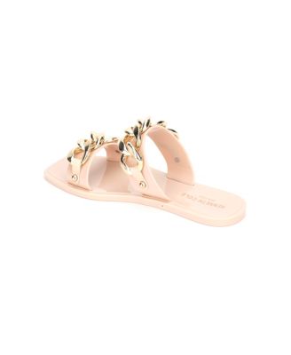 Women's Naveen Chain Jelly Slide Flat Sandals