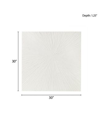 Sunburst Resin Dimensional Palm Box