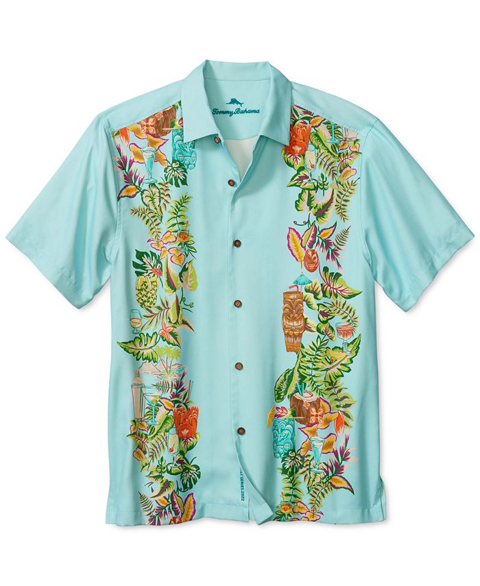 Tommy Bahama Men's Artist Series Marlin Bar IslandZone® Tropical-Print Camp  Shirt - Macy's