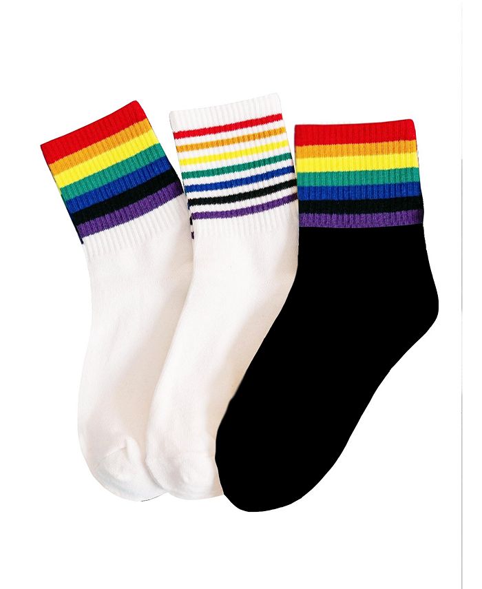 Stems Women's Multi Stripes Socks, Pack Of 3 - Macy's