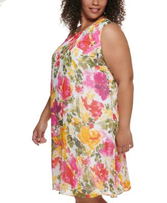 calvin klein plus size summer dresses