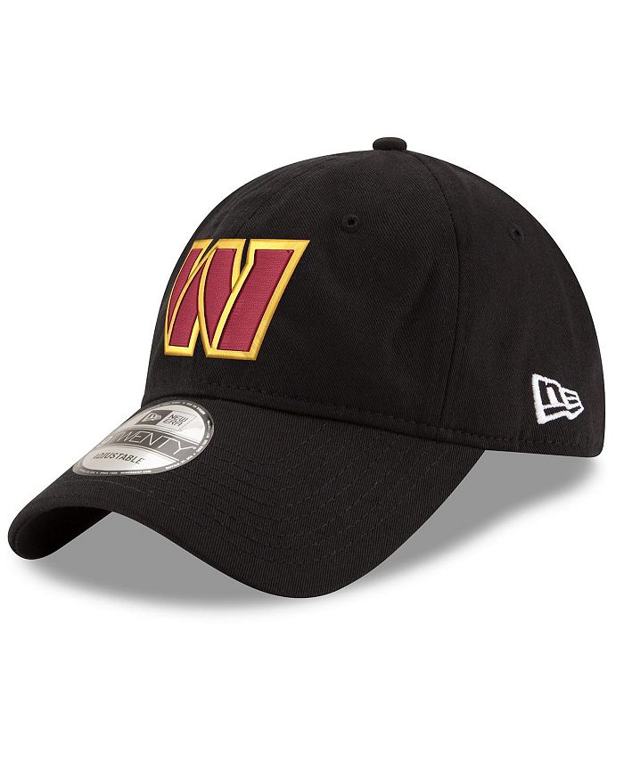 New Era Men's Black Washington Commanders 9Twenty Adjustable Hat Macy's