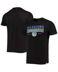 Men's Black Golden State Warriors Moore Comfy Tri-Blend T-shirt