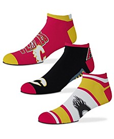Men's Calgary Flames Three-Pack Show Me The Money Ankle Socks
