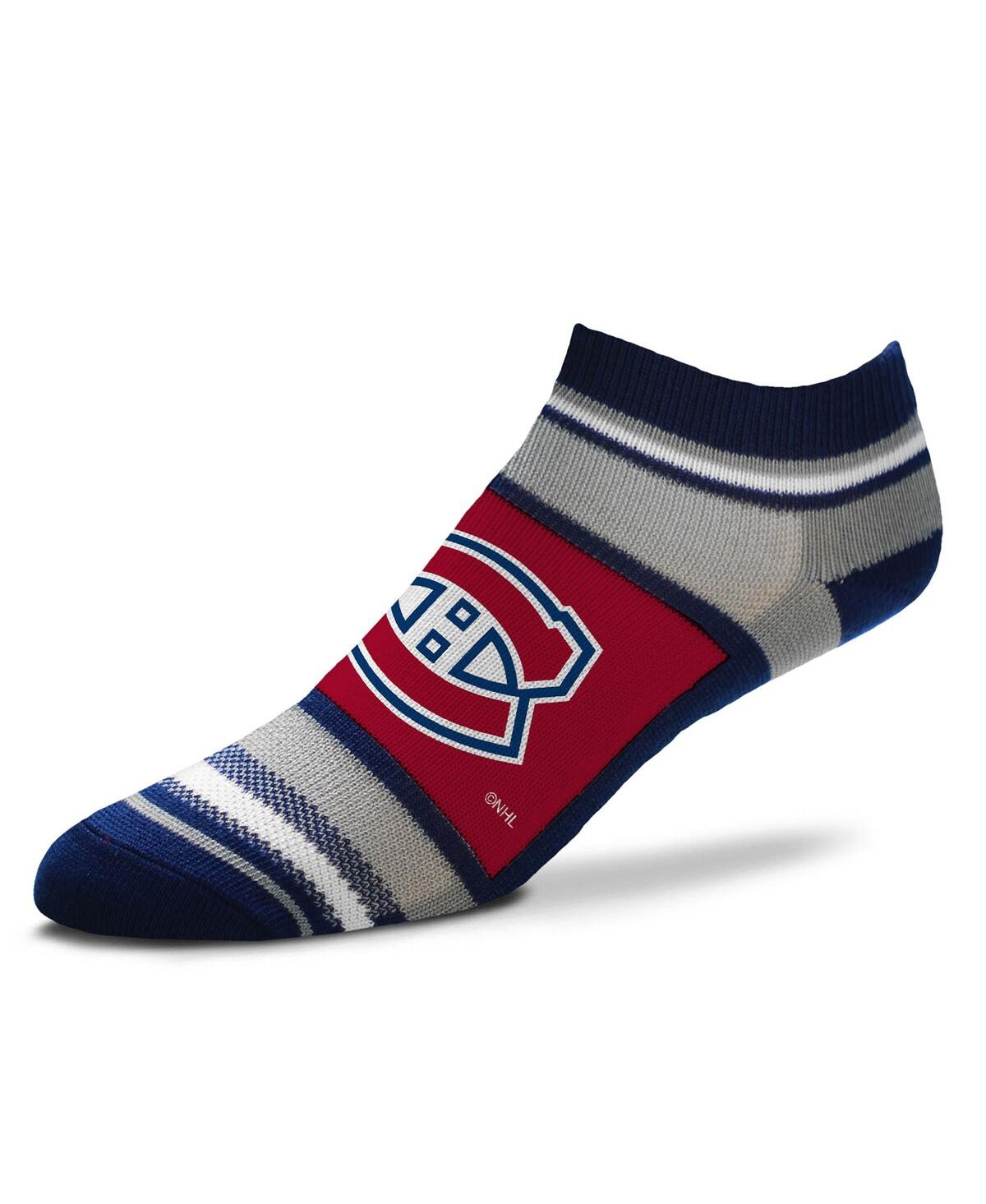 For Bare Feet Kids' Boys And Girls Youth  Montreal Canadiens Marquis Addition Ankle Socks In Navy