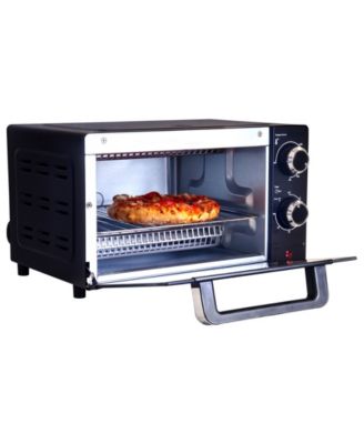 Photo 1 of Total Chef Tcto09 4-Slice Toaster Oven with Timer and Temperature Control (1,000 Watts)
