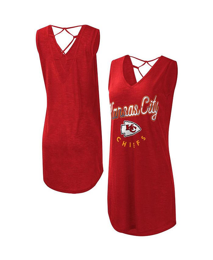 G-III 4Her by Carl Banks Women's Red Kansas City Chiefs Game Time Swim ...