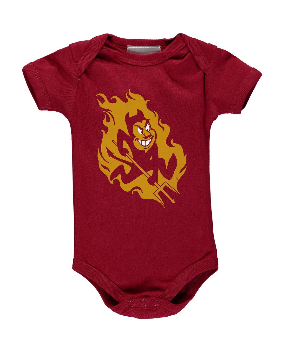 Infant Boys and GirlsArizona State Sun Devils Big Logo Bodysuit - Maroon