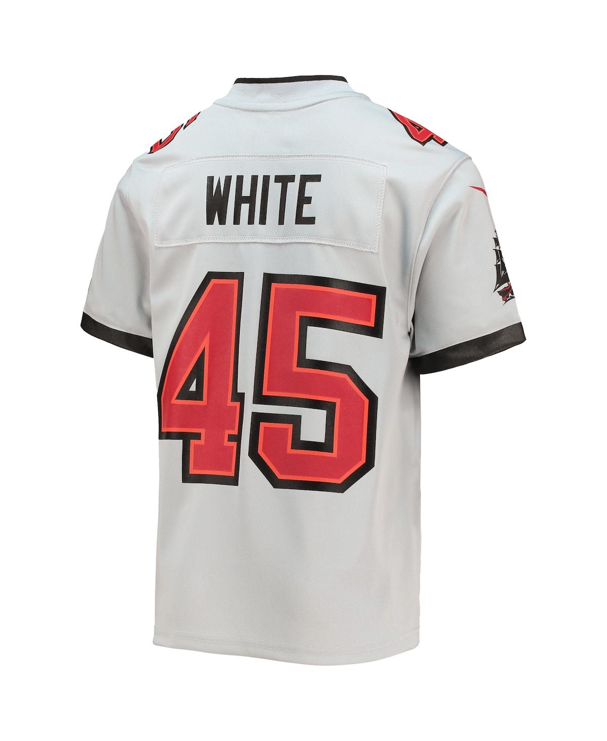 Big Boys Nike Devin WhiteTampa Bay Buccaneers Inverted Team Game Jersey - Gray
