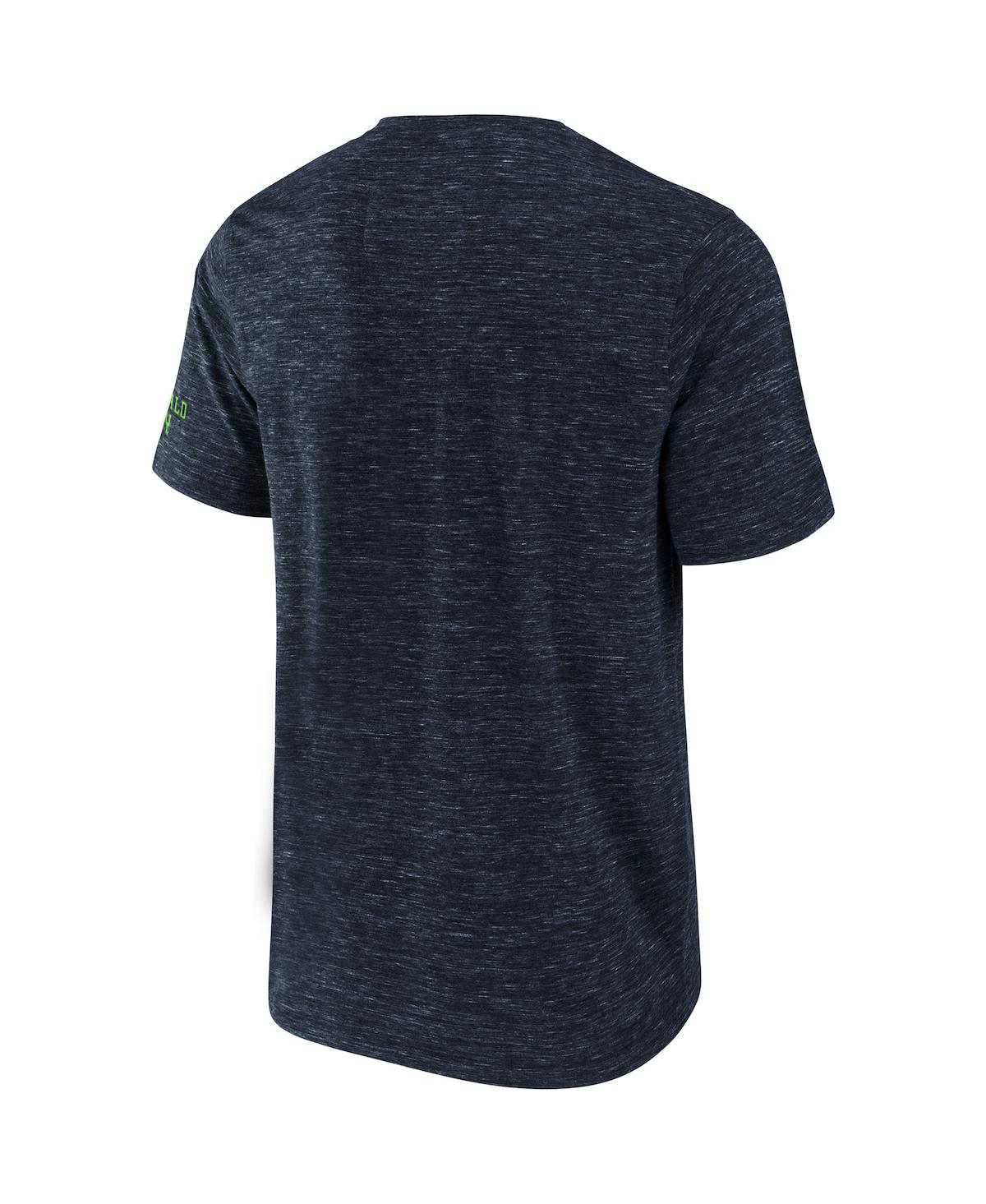 Men's Nfl x Darius Rucker Collection by Fanatics CollegeSeattle Seahawks Slub Henley T-shirt - Navy