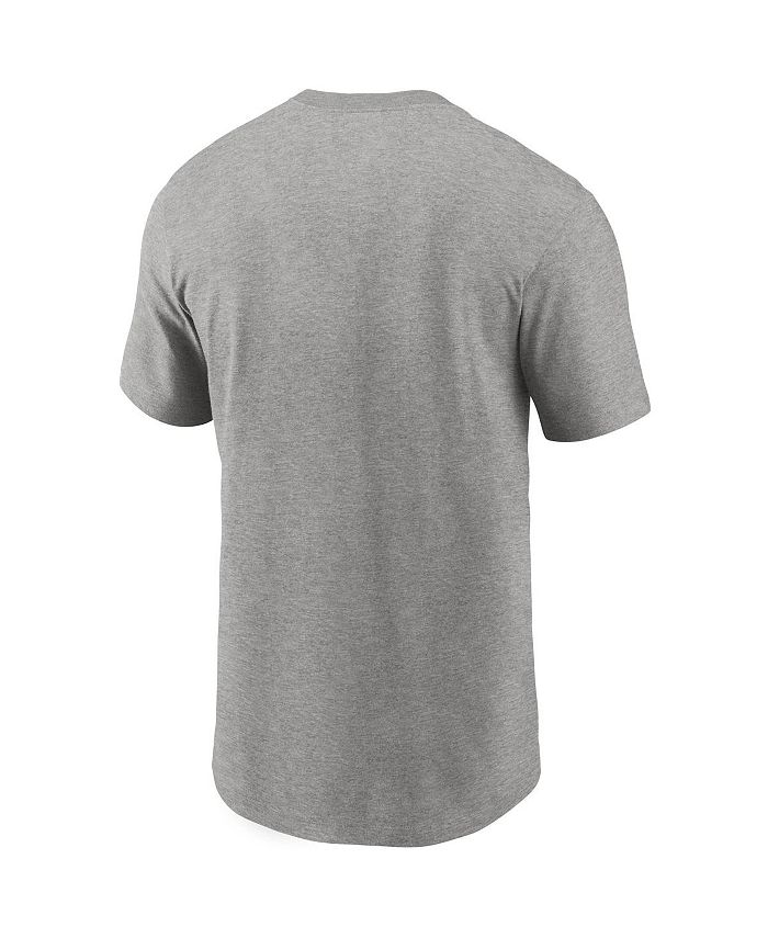 Nike Men's Heathered Gray Philadelphia Eagles Primary Logo T-shirt - Macy's