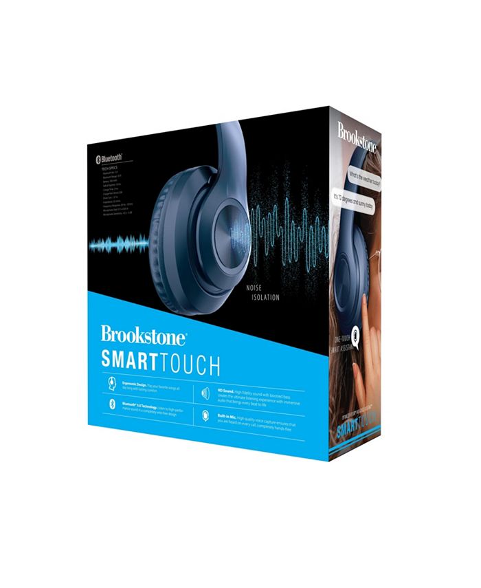Brookstone Smart Touch Bass Boost Wireless Headphones Macy