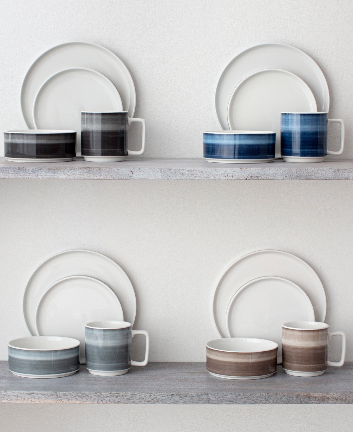 Noritake ColorStax Ombre 4-Piece Place Setting Stax