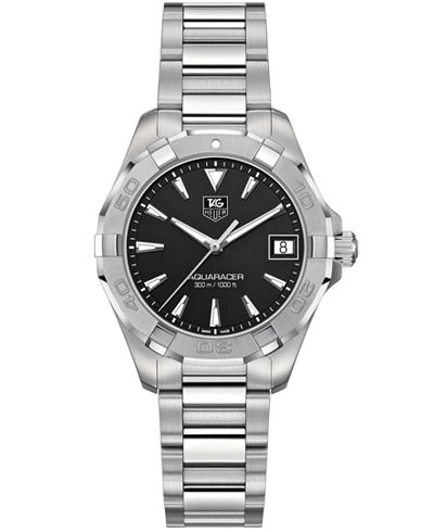 TAG Heuer Women's Swiss Aquaracer Stainless Steel Bracelet Watch 32mm WAY1310.BA0915