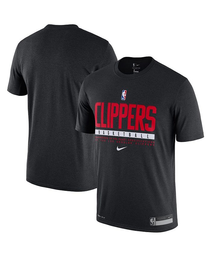 Nike Men's Black LA Clippers Legend Practice Performance T-shirt - Macy's