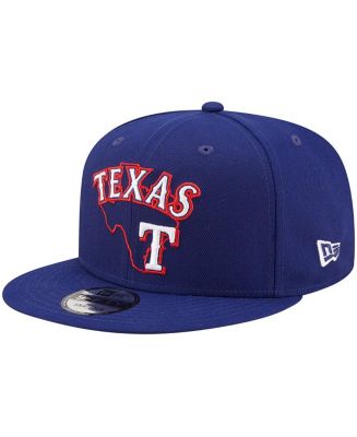 Men's New Era Royal Texas Rangers State 9Fifty Snapback Hat - Macy's