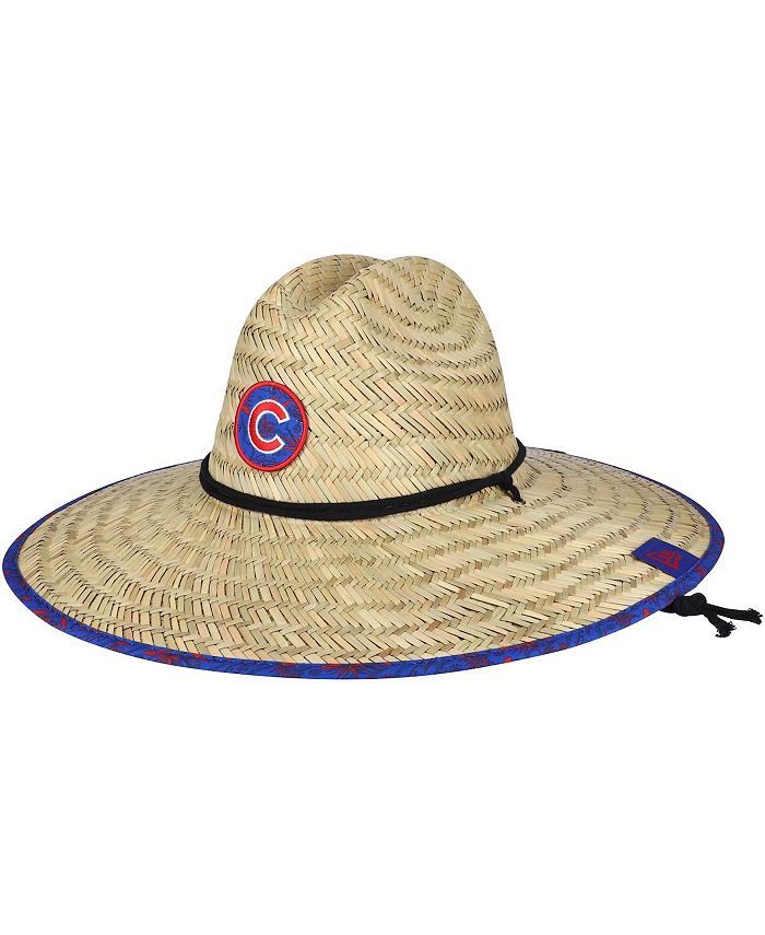 Reyn Spooner Men's Natural Chicago Cubs Logo Straw Hat - Macy's