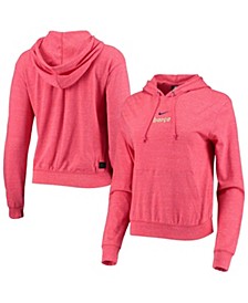 Women's Red Barcelona NSW Gym Vintage-Like Pullover Hoodie