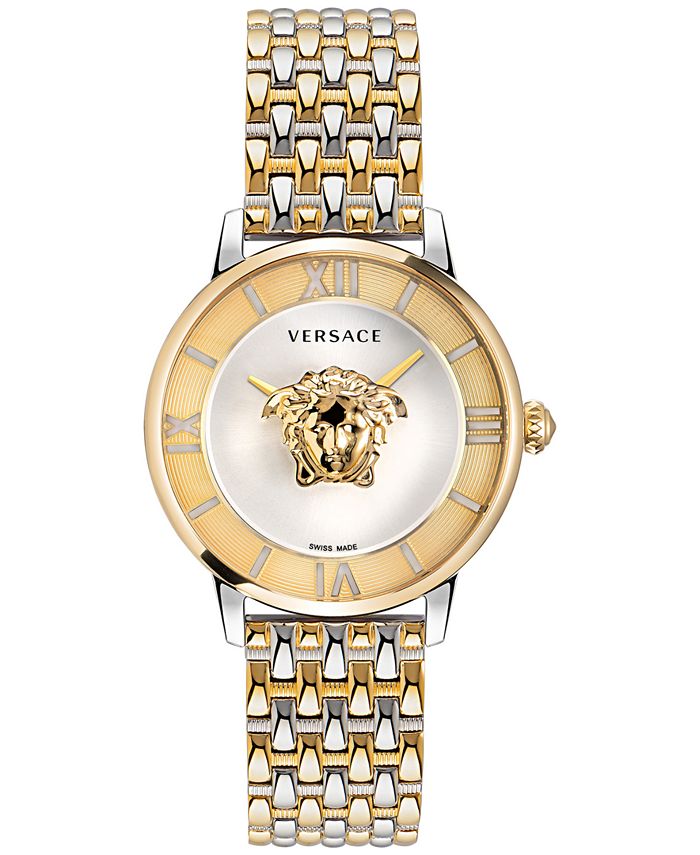 Versace - Women's Swiss La Medusa Two Tone Stainless Steel Bracelet Watch 38mm