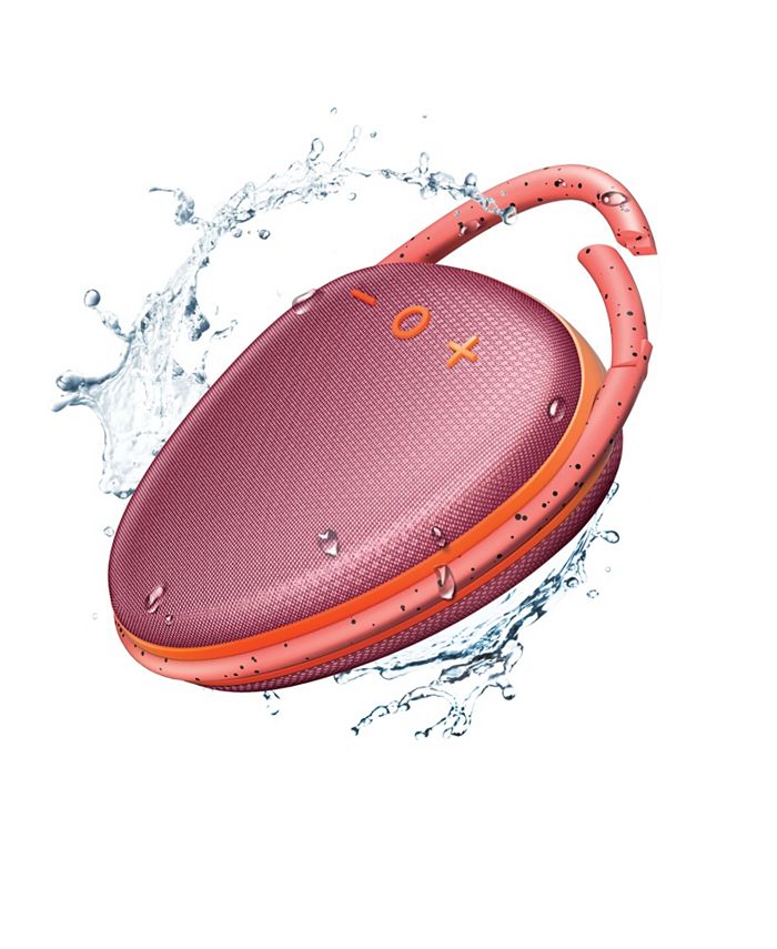 Brookstone TRAVELCLIP Wireless Ipx6 Travel Speaker, Water Resistant and