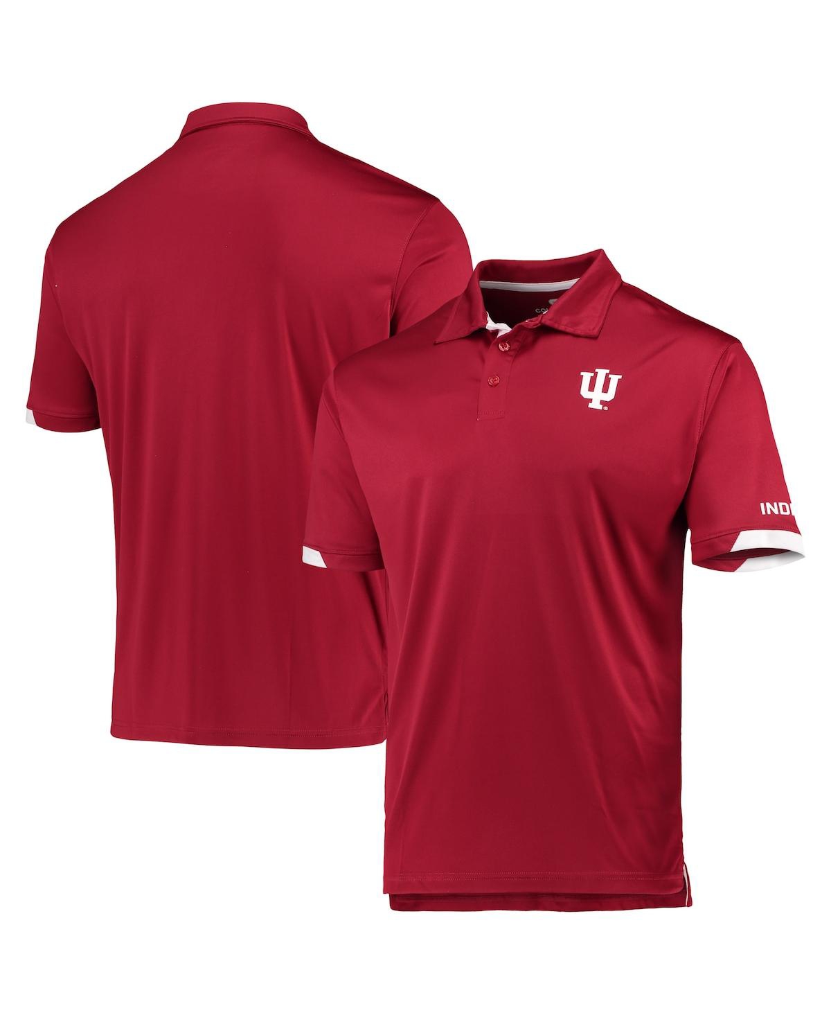 Men's Colosseum Crimson Indiana Hoosiers Santry Polo - Crimson