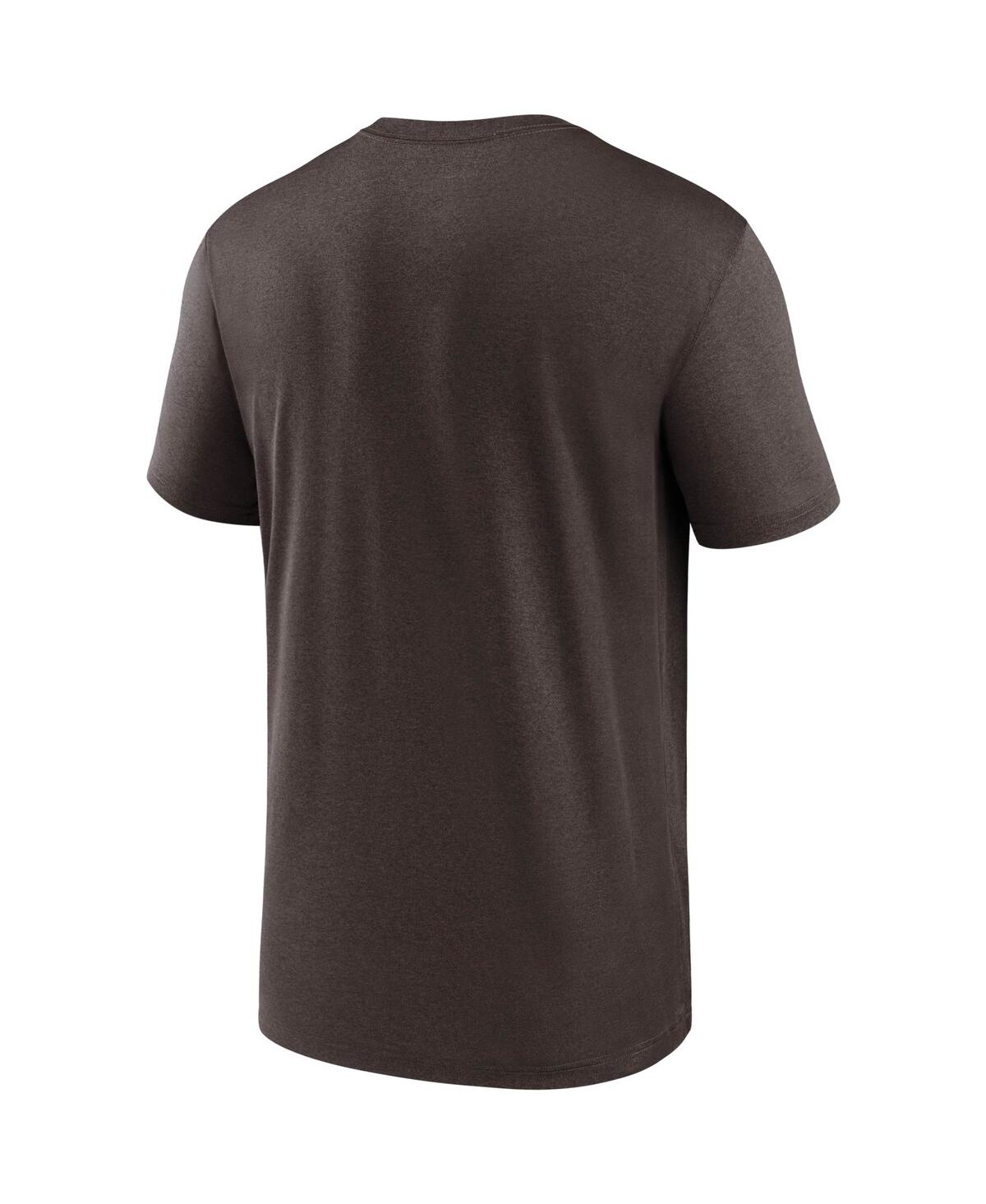 Men's NikeCleveland Browns Legend Microtype Performance T-shirt - Brown