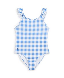 Toddler Girls Gingham One-Piece Swimsuit