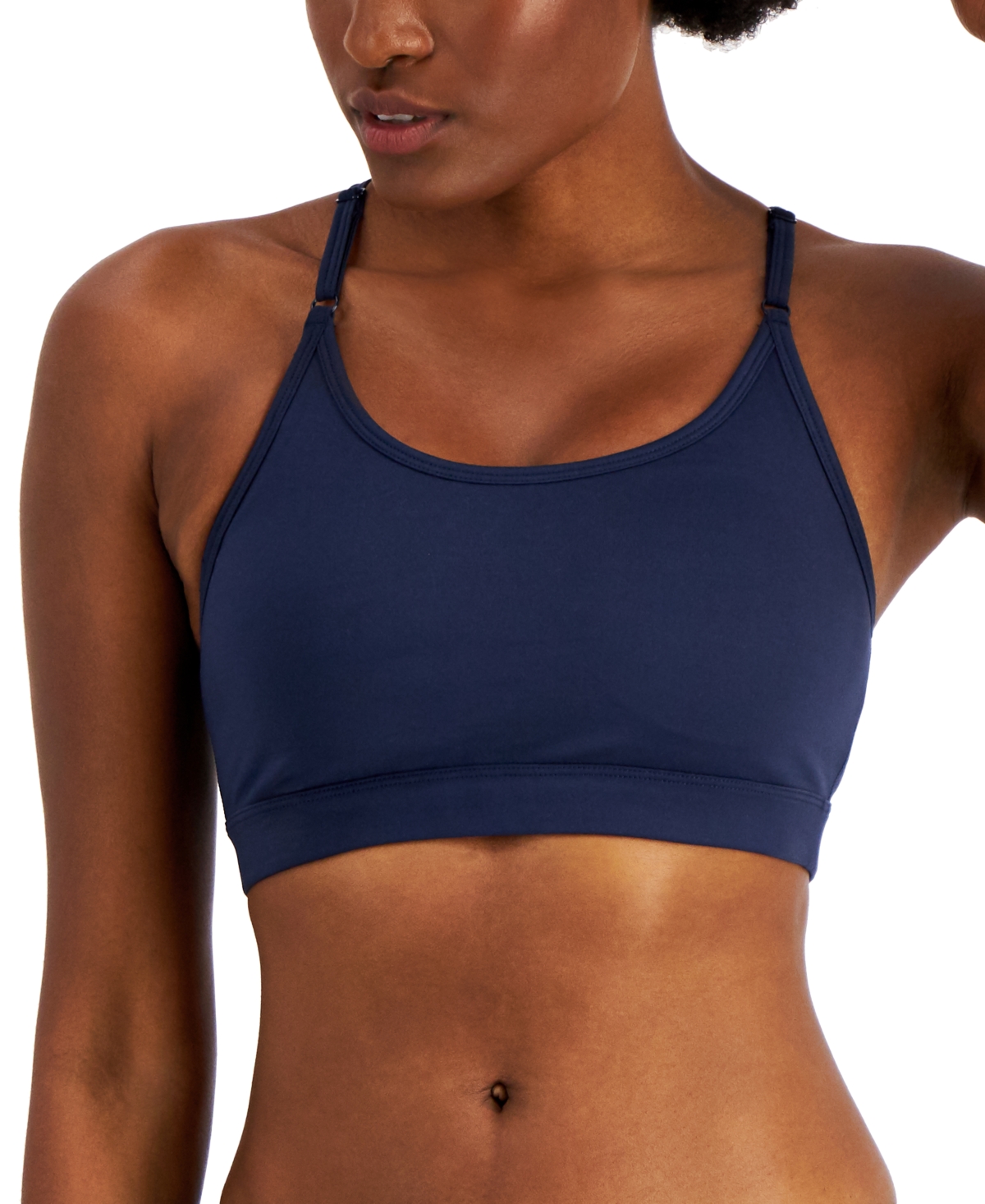 Id Ideology Women's Solid Low-impact Bra, Created For Macy's In