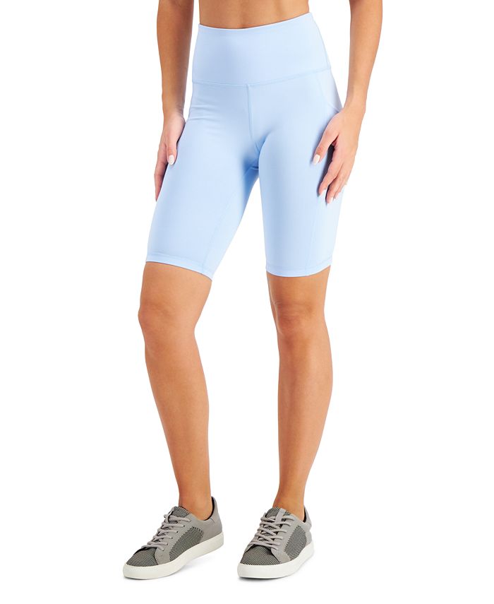 Id Ideology Womens 4 Compression Biker Shorts Blue Size X Large main image 0