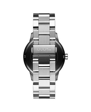 MVMT Men's Profile Stainless Steel Bracelet Watch 44mm - Macy's