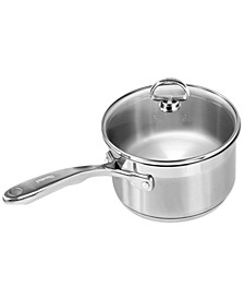 Induction 21 Steel 2-Qt. Saucepan with Glass Lid
