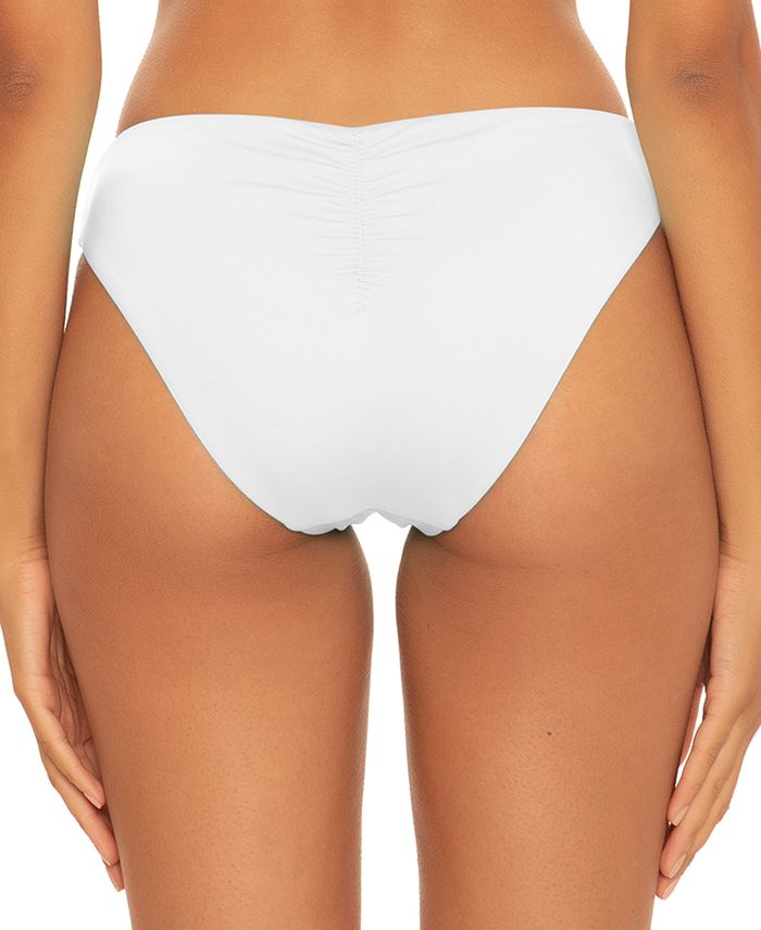 Becca Plus Size Solid Color Code Hipster Bottoms Women's Swimsuit