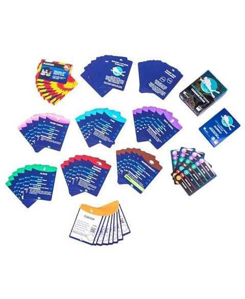 Кооперативная карточная игра на память Accoutrements Virtual Reef Diver, 50 карт, от 6 лет