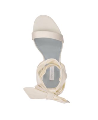 Women's Kelsie Ankle Wrap Sculpted Heel Sandals