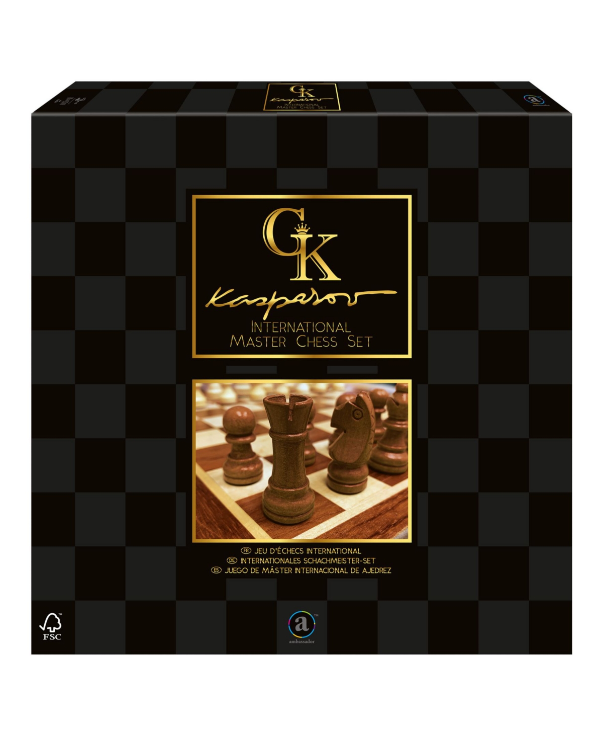 Shop Flat River Group Kasparov International Master Chess Set, 33 Piece In Multi