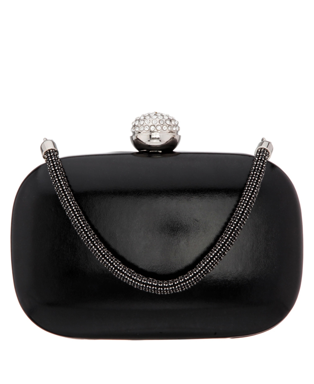 Women's Crystal Handle Minaudiere - Taupe