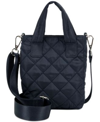 Photo 1 of INC International Concepts Nylon Rachell Quilted Crossbody NAVY MIDNIGHT