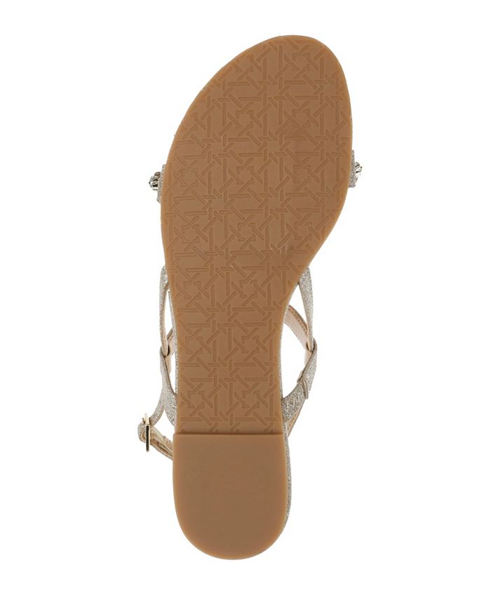 Jewel Badgley Mischka Women's Osmond Flat Evening Sandals & Reviews