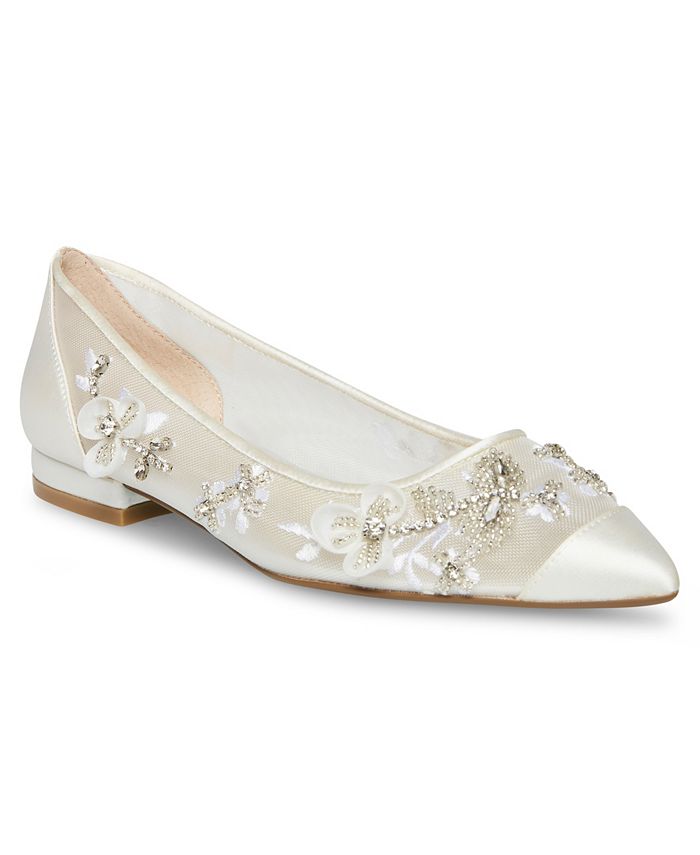 Betsey Johnson Betsey Johnson Willo Embellished Evening Flats Macy s