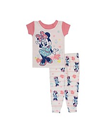 Baby Girls Minnie Mouse Pajama Set, 2-Piece