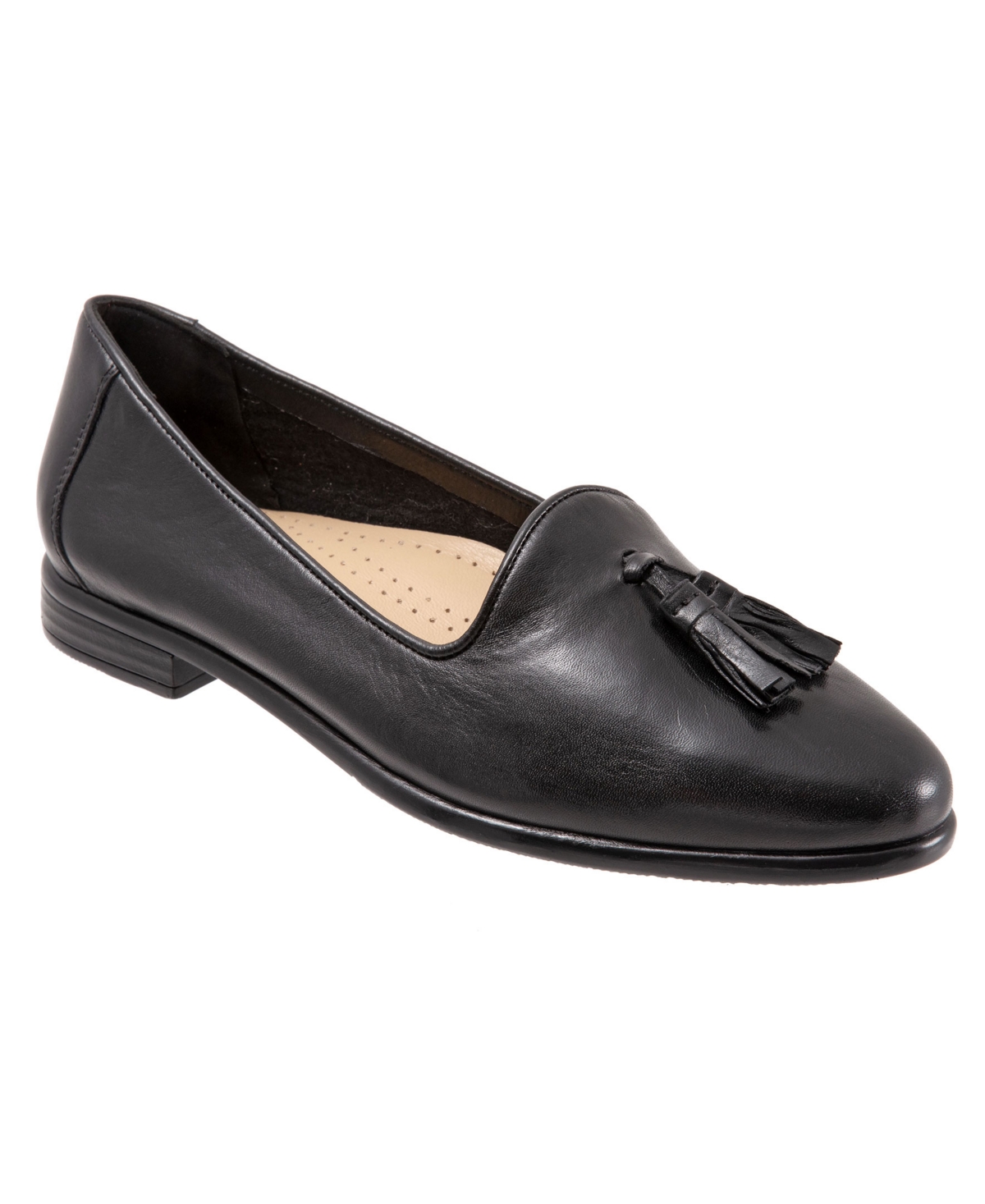 Trotters Women's Liz Tassel Loafers Women's Shoes In Black | ModeSens