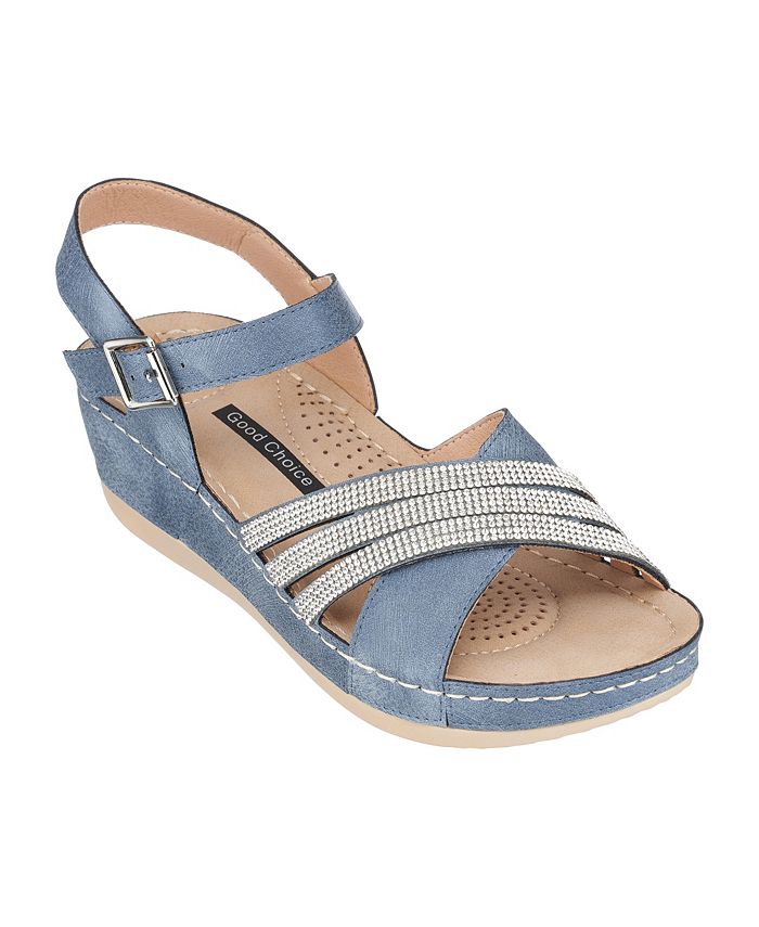 GC Shoes Women's Lorraine Wedge Sandals - Macy's