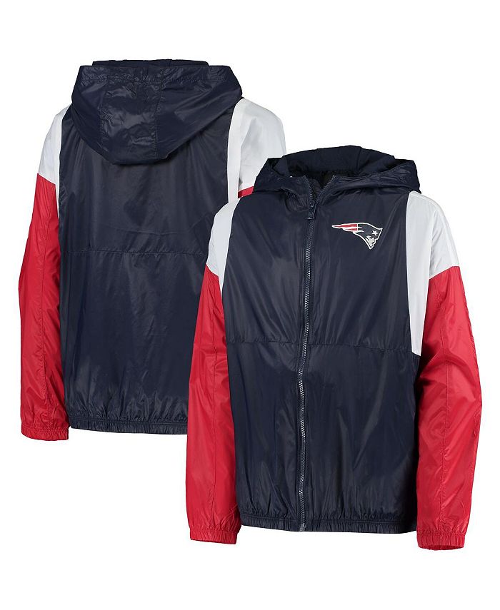 Outerstuff Big Boys Navy New England Patriots Two Man Rush Full