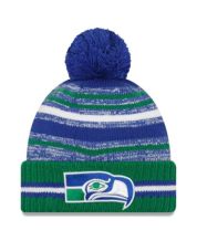 Seattle Seahawks '47 Bering Cuffed Knit Hat with Pom - College Navy