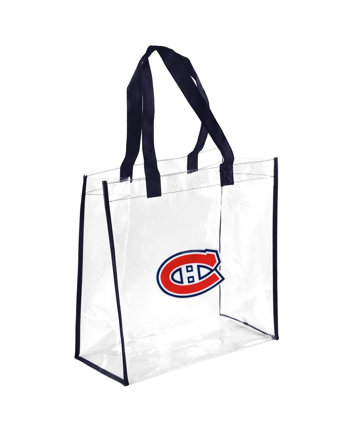 Women's Montreal Canadiens Clear Tote Bag - Black