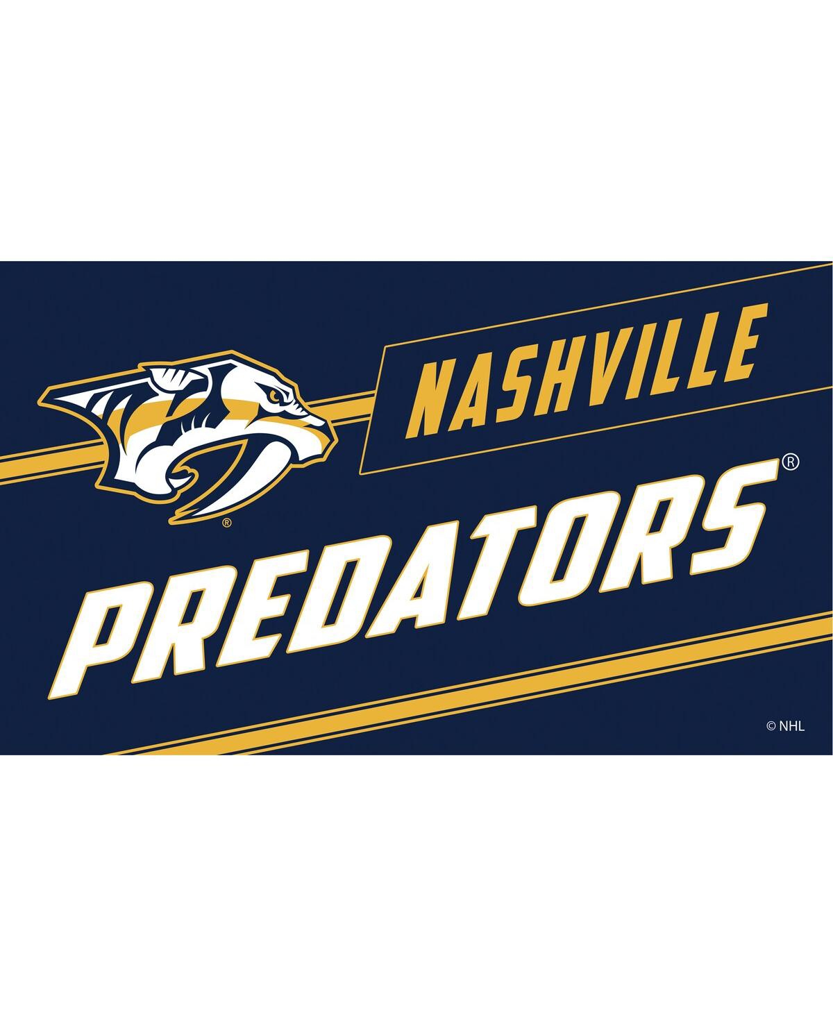 Nashville Predators 16'' x 28'' Coir Punch Mat - Multi
